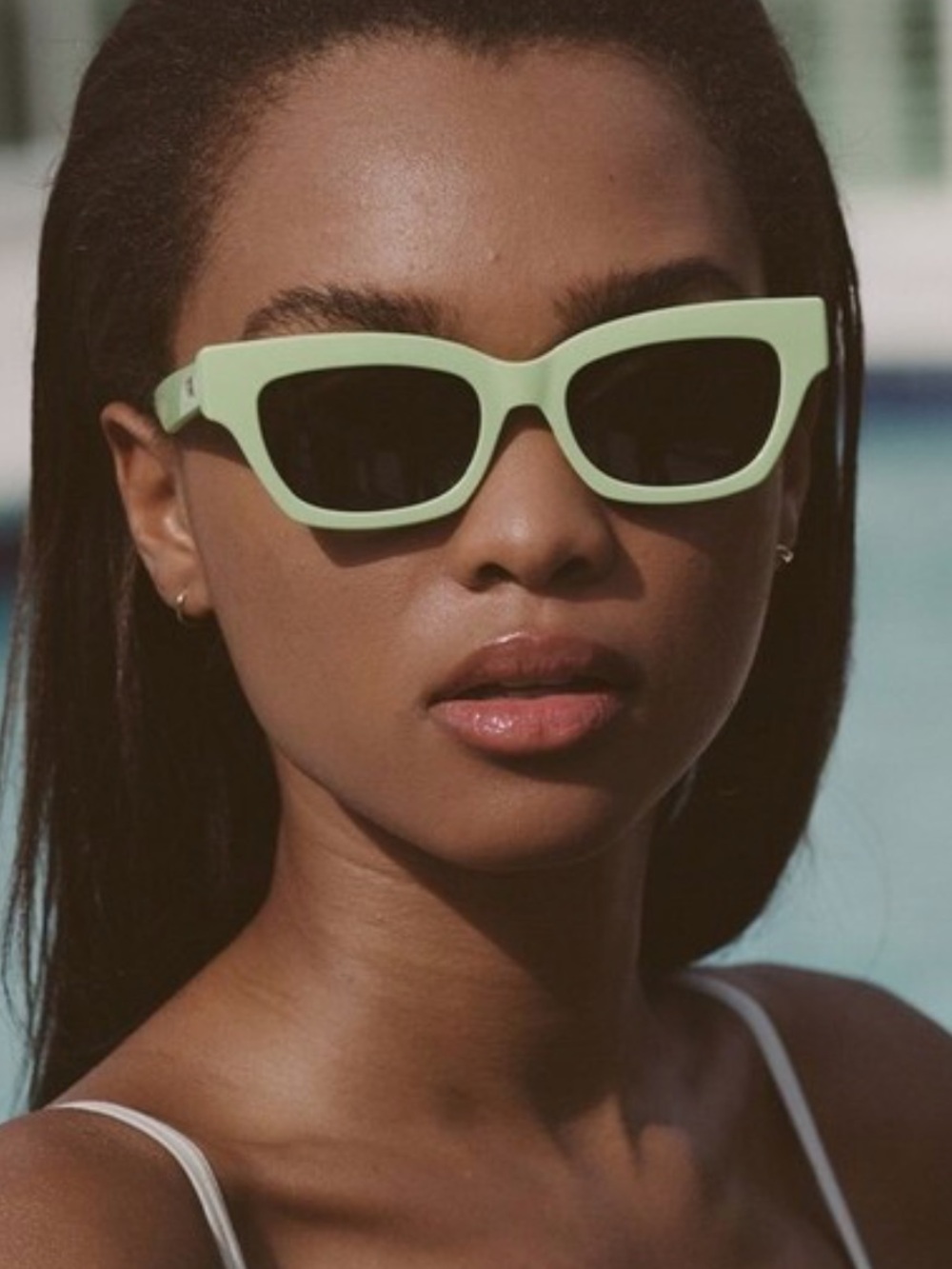 Solid & Striped x Le Specs Wategos Sunglasses in Pistachio